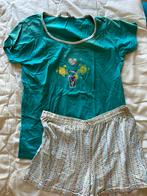 Blauwe zomerpyjama maat 16 jaar, Nacht- of Onderkleding, Gebruikt, Meisje, Ophalen of Verzenden