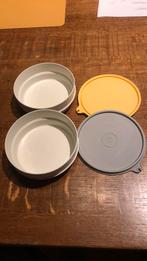 Tupperware, 2 ronde bewaar kommetjes, Ophalen, Gebruikt
