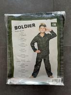 Verkleedset soldaat / militair maat 128, Kinderen en Baby's, Carnavalskleding en Verkleedspullen, Ophalen of Verzenden, Gebruikt