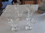 8 coupes en verre a glace ou salade fruits, Enlèvement, Comme neuf
