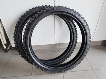 MX banden 19" 70/100 als nieuw - 2 stuks beschikbaar voor biedingen
