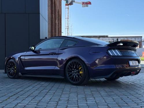 Ford Mustang Ecoboost, Auto's, Ford, Particulier, Mustang, Benzine, Euro 6, Coupé, 3 deurs, Handgeschakeld, Blauw, Zwart, Leder