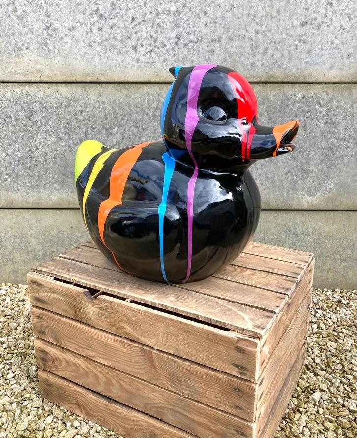 Tuinbeeld eend H 45cm / Verschillende kleuren, Tuin en Terras, Tuinbeelden, Nieuw, Dierenbeeld, Overige materialen, Ophalen