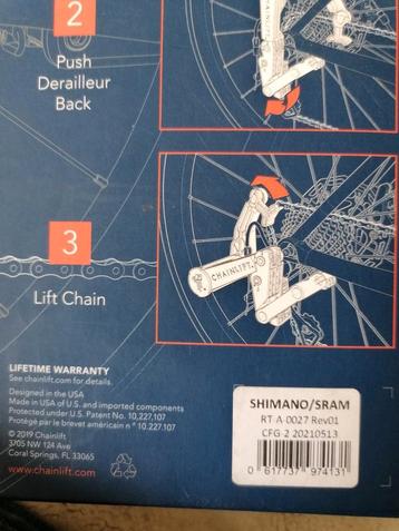 Chainlift Shimano/Sram met alle pins beschikbaar voor biedingen