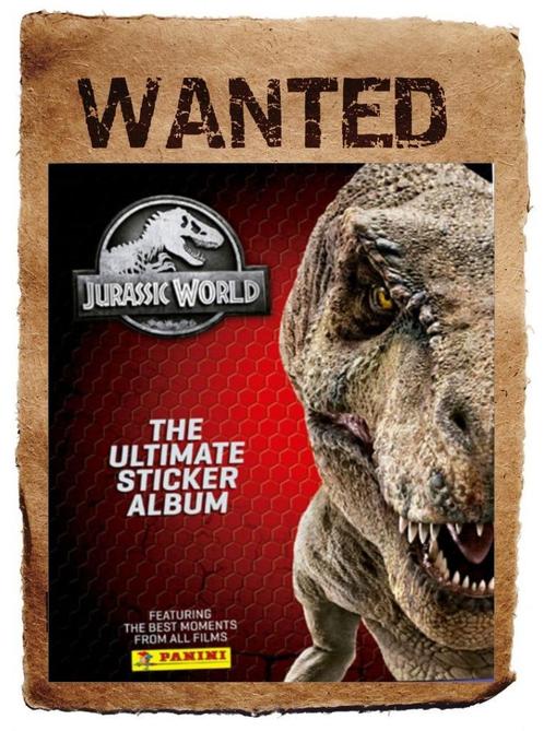 Zoek naar Panini Jurassic World Ultimate-stickers, Verzamelen, Stickers, Nieuw, Dier en Natuur, Ophalen of Verzenden