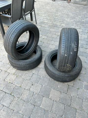 4 zomerbanden 205/55/16 91v 2/3,50mm en 2/4,50mm beschikbaar voor biedingen