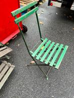 Ijzeren klapstoeleln 7 stuks, Tuin en Terras, Ophalen, Gebruikt, Metaal