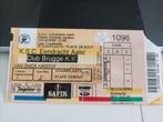 Ticket Eendracht Aalst vs Club Brugge 15/10/2000, Ophalen of Verzenden, Gebruikt