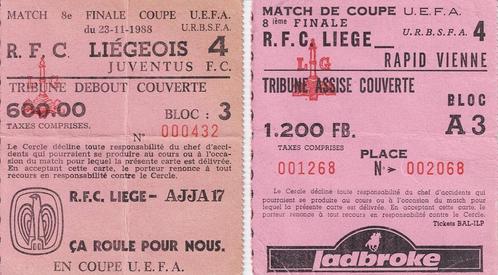 Billets Collector  RFC Liège, Tickets en Kaartjes, Sport | Voetbal