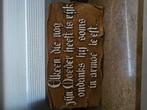 Vintage wandbord met spreuk over moederliefde, Ophalen of Verzenden, Gebruikt