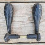 Klassieke deurklinken deurkrukken gemaakt van smeedijzer, Ophalen of Verzenden, Zo goed als nieuw, IJzer, Klink of Kruk