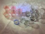 Set van 12 vintage shotglazen, verschillend, Ophalen of Verzenden, Gebruikt, Overige typen