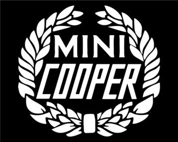 COOPER stickers wit Classic Mini., Auto-onderdelen, Ophalen, Nieuw, Mini