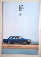 Brochure Mercedes 200 230 E 250 1980, Livres, Enlèvement, Comme neuf, Mercedes
