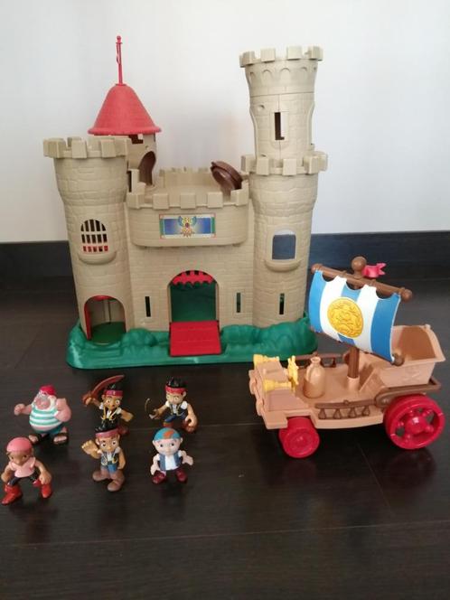 piratenboot Disney + figuren + gratis kasteel, Kinderen en Baby's, Speelgoed | Educatief en Creatief, Ophalen of Verzenden