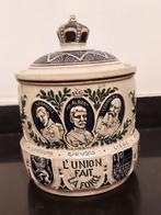 Vintage stenen pot, Belgisch koningshuis, provincies, Verzamelen, Koningshuis en Royalty, Ophalen of Verzenden, Gebruikt, Overige typen