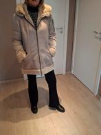 ecru winterjas, Kleding | Dames, Ophalen of Verzenden, Zo goed als nieuw, Maat 36 (S)
