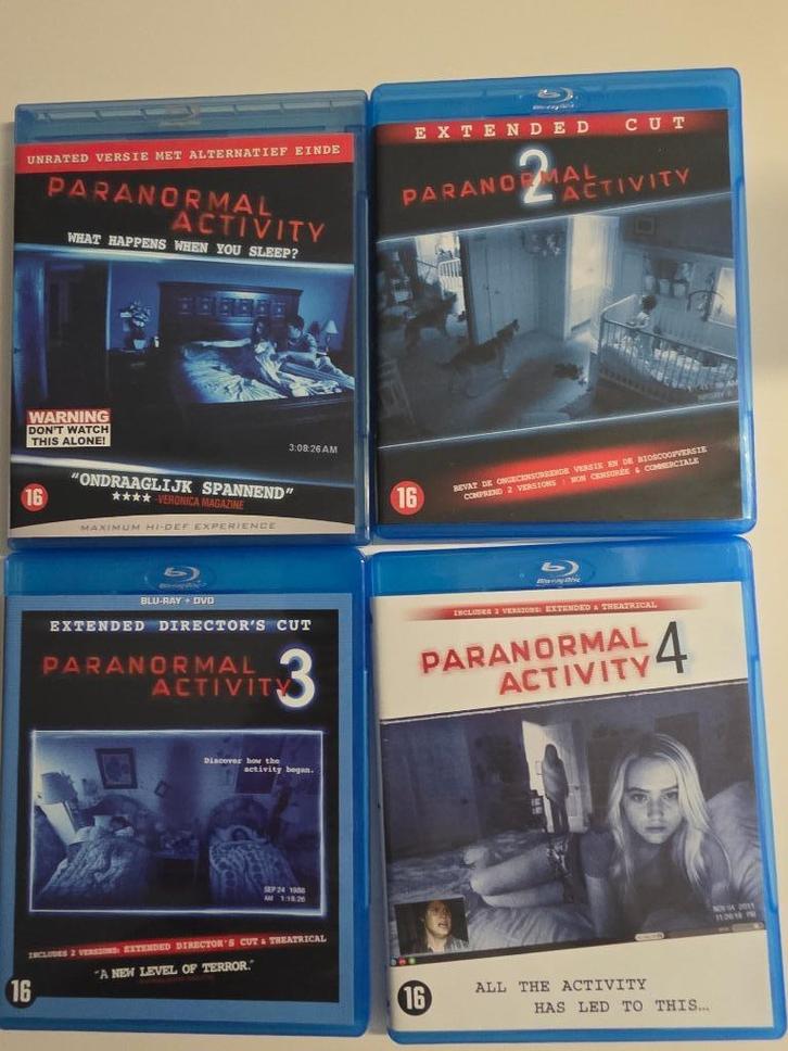 Paranormal Activity 1-4, Cd's en Dvd's, Blu-ray, Horror, Ophalen of Verzenden