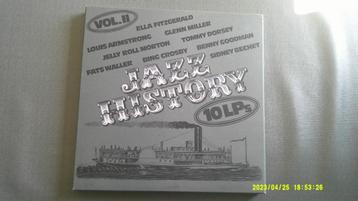 Various - Jazz history, vol.II  (10 LP) beschikbaar voor biedingen