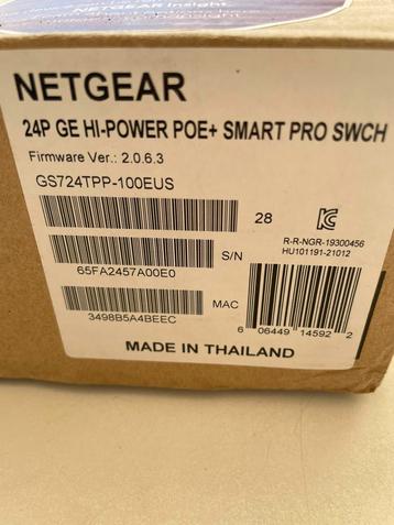 NETGEAR SWITCH 24P GE HI-POWER POE+ SMART PRO SWCH, Ophalen, Nieuw