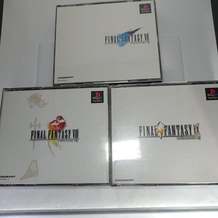 Japanse PlayStation-software voor Final Fantasy 7, 8 en 9, Games en Spelcomputers, Spelcomputers | Sony PlayStation 1, Zo goed als nieuw