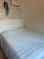 Witte twijfelaar Ikea, 160 cm, Witte twijfelaar van Ikea + matras + matrasbeschermer, Gebruikt, Ophalen of Verzenden