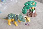 playmobil 5234 dino's triceratops met baby compleet, Kinderen en Baby's, Speelgoed | Playmobil, Complete set, Gebruikt, Ophalen of Verzenden