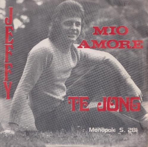 Jeffy – Mio Amore / Te jong - Single, Cd's en Dvd's, Vinyl Singles, Gebruikt, Single, Nederlandstalig, 7 inch, Ophalen of Verzenden