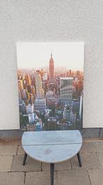 prachtig groot schilderij van New York City 80X60, Huis en Inrichting, Woonaccessoires | Schilderijen, Tekeningen en Foto's, Ophalen