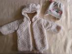 jasje + muts - maat 68, Kinderen en Baby's, Babykleding | Maat 68, Zeeman, Gebruikt, Meisje, Ophalen of Verzenden