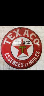 Groot Texaco  emaille bord, Verzamelen, Ophalen of Verzenden, Gebruikt