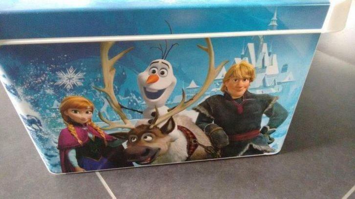 Disney Frozen opbergdoos, kleurplaat - tekenset en puzzel, Verzamelen, Disney, Nieuw, Ophalen of Verzenden