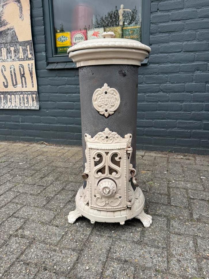 Vintage potkachel Godin, Antiek en Kunst, Curiosa en Brocante, Ophalen