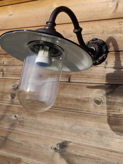 Origenele Franse stallamp - hoevelamp - koerlamp, Huis en Inrichting, Lampen | Overige, Zo goed als nieuw, Ophalen of Verzenden