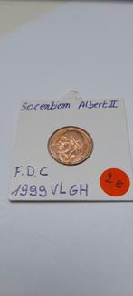 Albert II 50 cents 1999 VL/GH FDC, Enlèvement ou Envoi