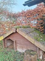 Houtenhondenhok  met houtenvloer, Animaux & Accessoires, Maisons pour chiens, Enlèvement, 100 cm ou plus, 110 cm ou plus, Niche à chien