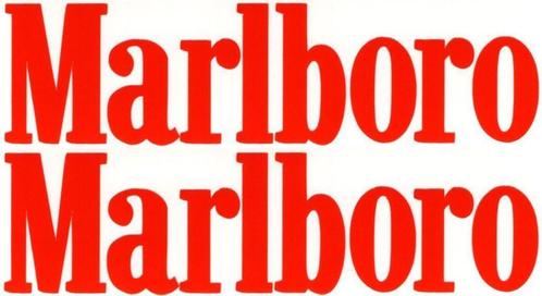 Marlboro sticker set #5, Motoren, Accessoires | Stickers, Verzenden