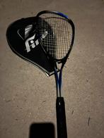 Squashraket en 2 balletjes, Sport en Fitness, Squash, Ophalen, Gebruikt