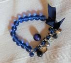 Nieuwe sierlijke armband, Handtassen en Accessoires, Armbanden, Nieuw, Blauw, Verzenden