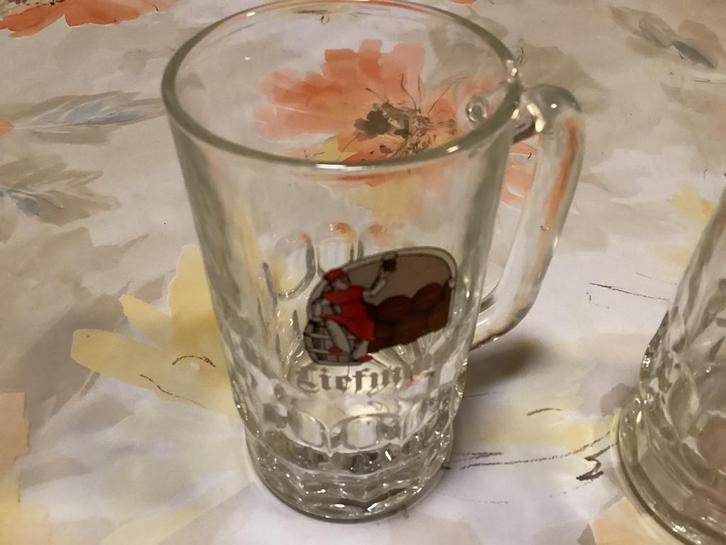 12 Liefmans bierglazen met handvat, Zakelijke goederen, Horeca | Keukenapparatuur, Overige typen, Nieuw zonder verpakking, Ophalen of Verzenden