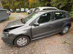 Volkswagen Polo 1.0 schadewagen, Auto diversen, Ongevalwagen, Ophalen, Volkswagen, Handgeschakeld, Zilver of Grijs