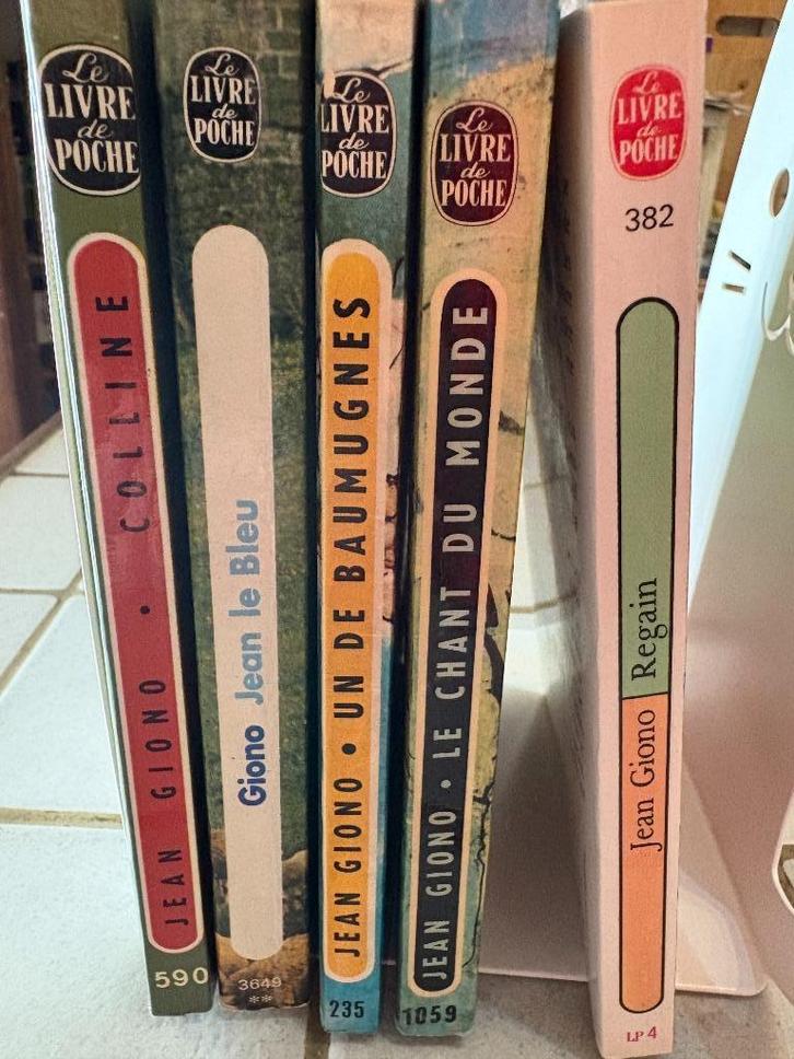 5 boeken van Jean Giono (FR), Boeken, Romans, Gelezen, België, Ophalen of Verzenden