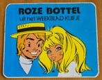 Roze Bottel sticker Lombard 1978 Dany, Verzamelen, Stripfiguren, Ophalen of Verzenden, Overige figuren, Zo goed als nieuw, Plaatje, Poster of Sticker