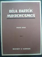 Pianoboek Bartok Mikrokosmos 1, Boeken, Muziek, Ophalen, Zo goed als nieuw, Béla Bartók