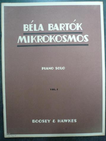 Pianoboek Bartok Mikrokosmos 1 beschikbaar voor biedingen