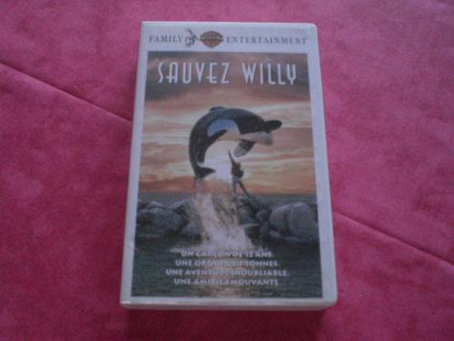 Cassette Vidéo-SAUVEZ WILLY, Cd's en Dvd's, VHS | Film, Gebruikt, Overige genres, Ophalen of Verzenden
