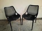 4 moderne stoelen, Huis en Inrichting, Stoelen, Ophalen, Kunststof, Zwart, Zo goed als nieuw