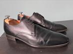 Santoni herenschoenen maat 7 / 41 F, Zwart, Ophalen of Verzenden, Zo goed als nieuw, Santoni