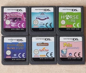 Nintendo DS 6 Paardenspellen My Horse Club Petz Horsez Pony beschikbaar voor biedingen