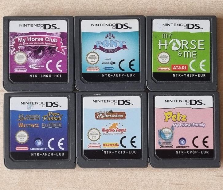 Nintendo DS 6 Paardenspellen My Horse Club Petz Horsez Pony, Games en Spelcomputers, Games | Nintendo DS, Zo goed als nieuw, Ophalen of Verzenden